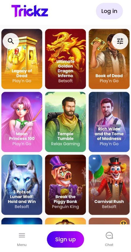 Spela populära slots direkt från din mobil enhet