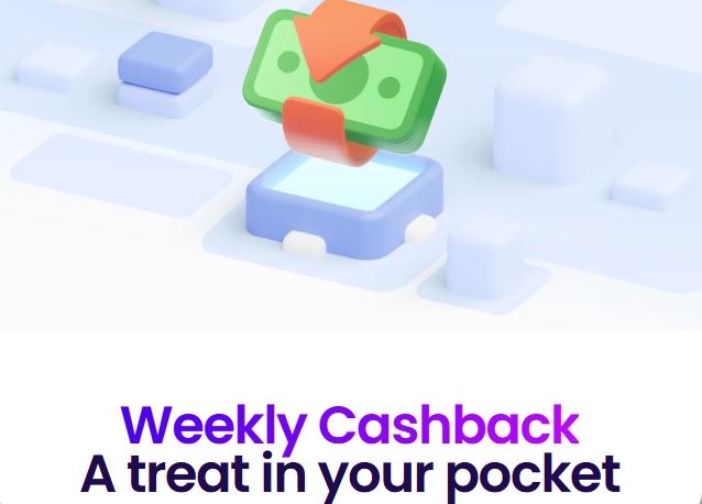 Få veckovis cashback direkt till ditt Trickz konto